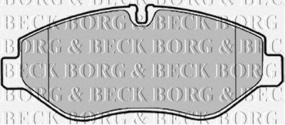 BORG & BECK bbp2021 -  Комплект тормозных колодок, дисковый тормоз